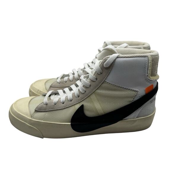 Nike Blazer Mid Off-White “The Ten” AA3832-100 Men 7.5 / Women 9 - Picture 4 of 13